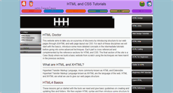 Desktop Screenshot of htmldoctor.info
